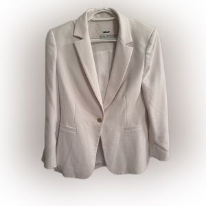 Alice and Olivia white blazer